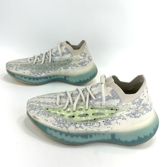 Yeezy Adidas Boost 380 GW0304 Women Sneaker Sz 10 Alien Blue Reflective Mid-Top - Picture 3 of 16